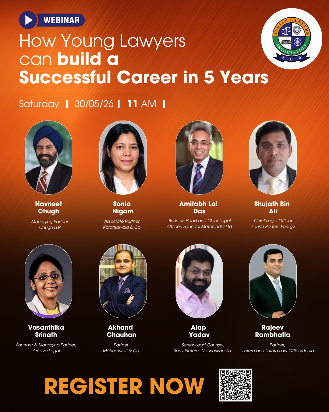 ILA Webinar on How Young Lawyers Can Build a Successful Career in 5 Years